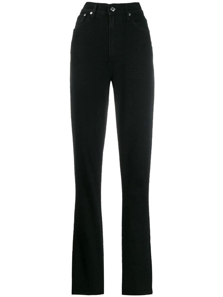 Helmut Lang High-waisted Jeans - Black
