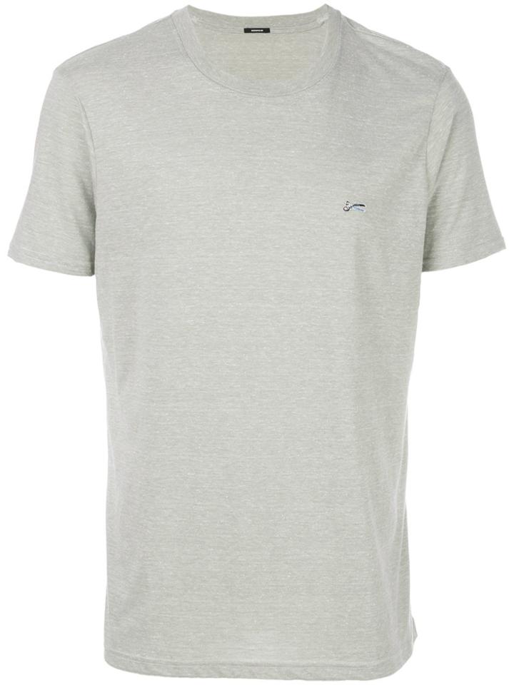 Denham Marl Effect T-shirt - Green