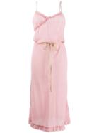 Ann Demeulemeester Ruffle Camisole Dress - Pink