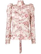 Zimmermann Floral Print Blouse - Nude & Neutrals