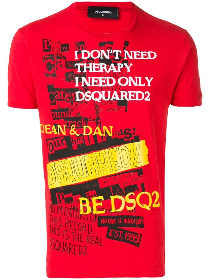 Dsquared2 I Don't Need Therapy T-shirt