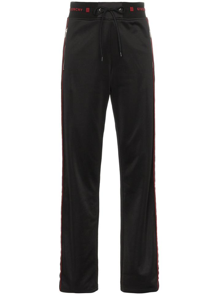 Givenchy Side-stripe Logo Track Pants - Black
