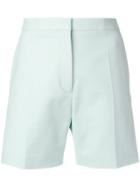 Rochas High-waisted Tailored Shorts - Green