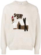 Jc De Castelbajac Vintage Scooby Doo Embroidered Jumper, Men's, Size: Small, Nude/neutrals