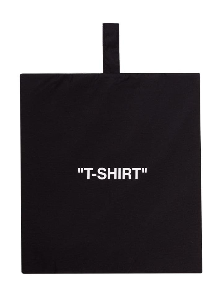 Off-white T-shirt-print Pouch Bag - Black