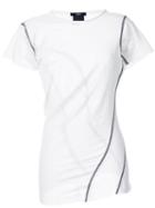 Assin 'mesh Twist' T-shirt, Women's, Size: Xl, White, Cotton