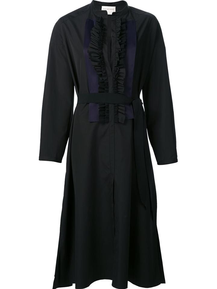 Maison Rabih Kayrouz Long Sleeved Ruffle Dress