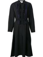 Maison Rabih Kayrouz Long Sleeved Ruffle Dress