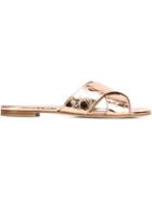 Stuart Weitzman Byway Sandals, Women's, Size: 11, Pink/purple, Leather