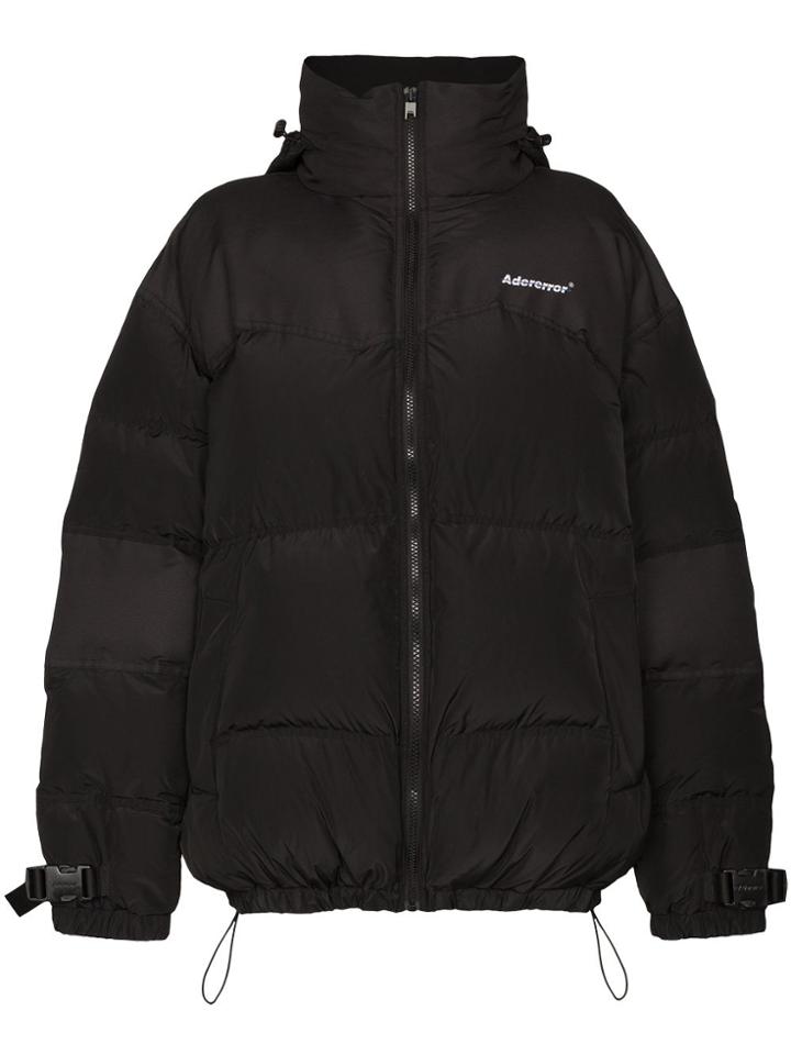 Ader Error Logo-print Puffer Jacket - Black