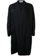 Monkey Time - Kimono Jacket - Men - Polyester/rayon - M, Black, Polyester/rayon