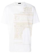 Versace Ancient Greece Print T-shirt - White