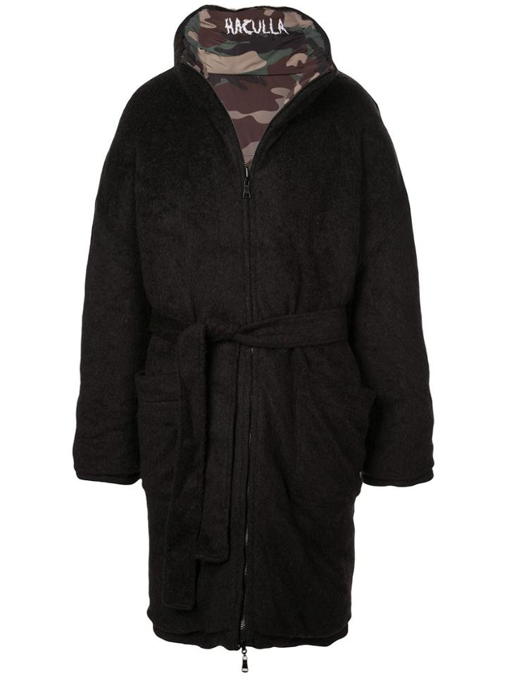 Haculla I Am The Dracula Reversible Coat - Black
