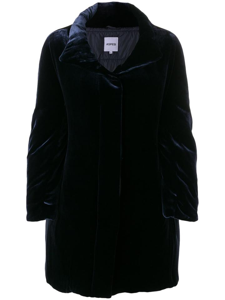 Aspesi Velvet Parka - Blue