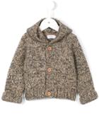 Tocotò Vintage Melange Knit Vintage Style Cardigan, Boy's, Size: 18-24 Mth, Brown