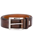 Santoni - Classic Belt - Men - Leather - 100, Brown, Leather