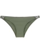 Gloria Coelho Buckle Bikini Bottom - Green