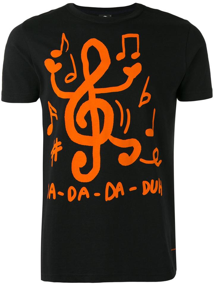 Ps By Paul Smith - Musical Print T-shirt - Men - Organic Cotton - L, Black, Organic Cotton