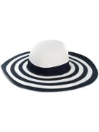 Borsalino Contrast Sun Hat - Blue