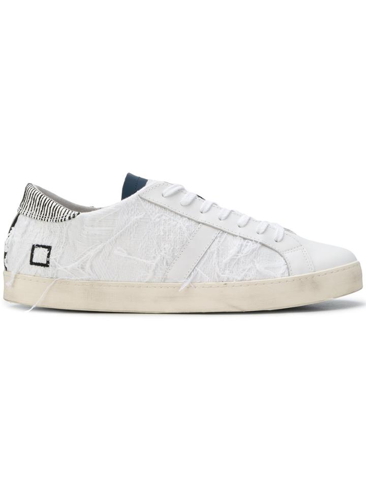 D.a.t.e. Hillow Fringed Sneakers - White