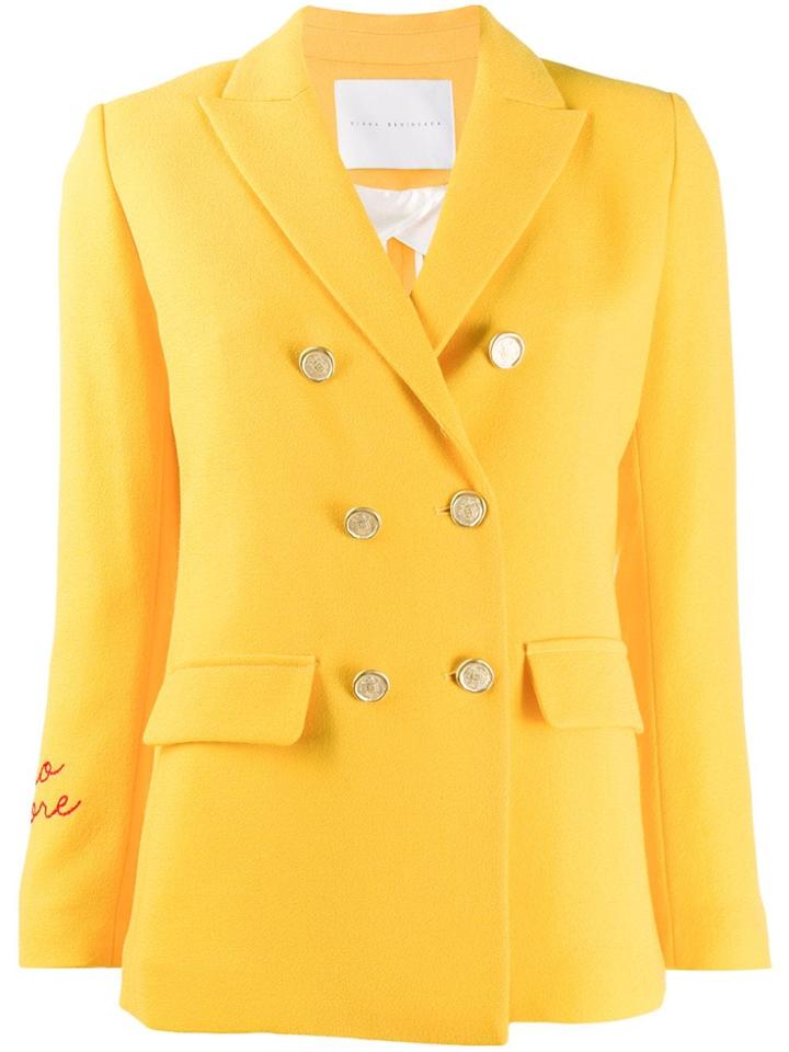 Giada Benincasa Double-breasted Blazer - Yellow