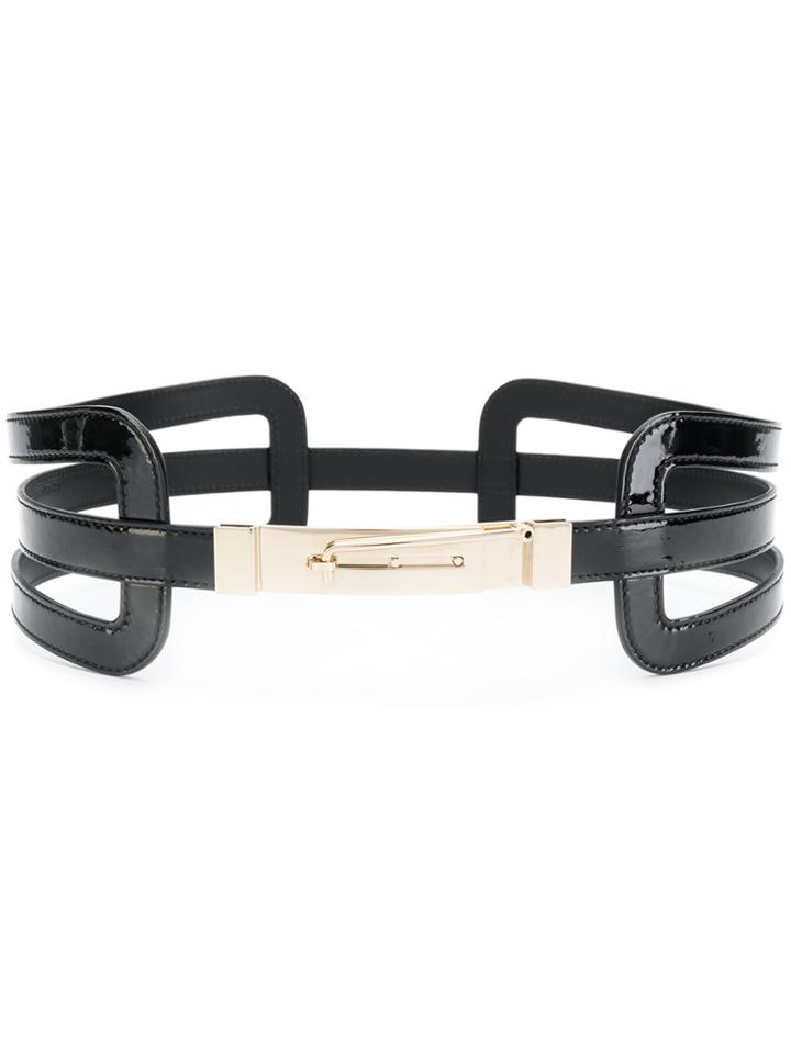 Ermanno Scervino Cinched Waist Belt - Black