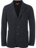 Barena Tweed Blazer, Men's, Size: 54, Blue, Cotton/polyamide/wool