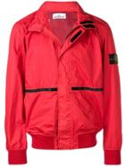 Stone Island Concealed Fastening Jacket - Red