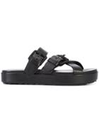Alexander Wang Strappy Slip-on Sandals - Black