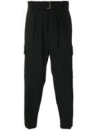 Sofie D'hoore Drawstring Cropped Trousers - Blue