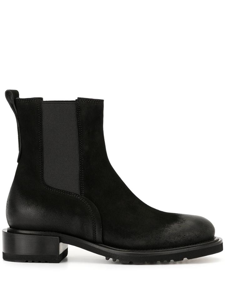 Premiata Distressed Chelsea Boots - Black