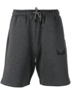 Fendi Bag Bugs Track Shorts, Men's, Size: 50, Grey, Cotton/polyester