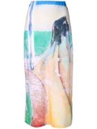 Sonia Rykiel Printed Midi Skirt - Neutrals