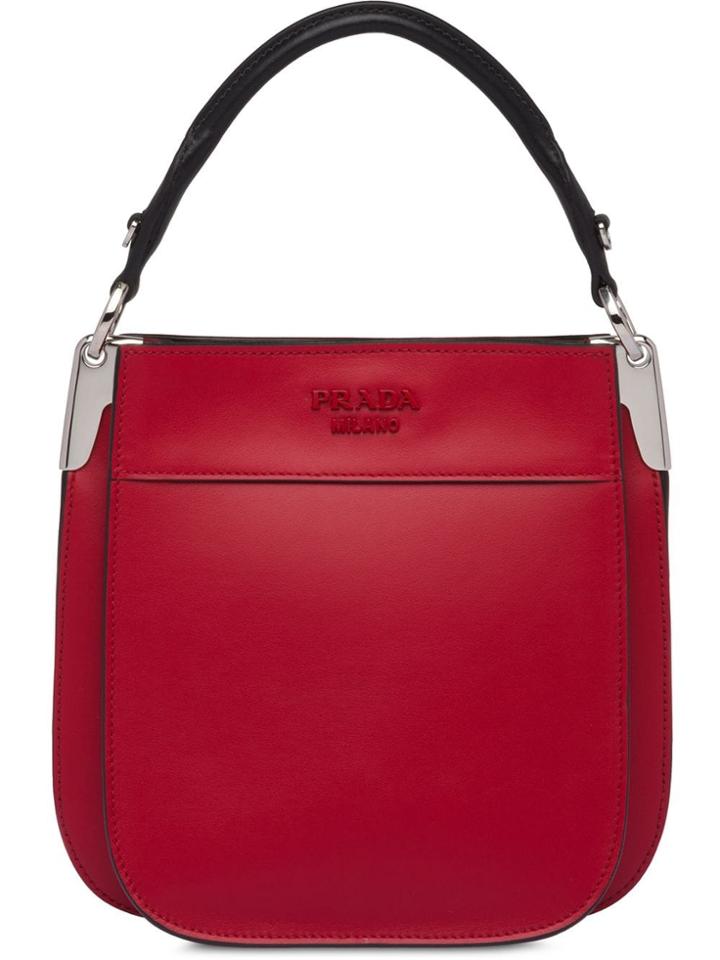 Prada Small Margit Tote - Red