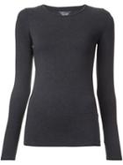 Majestic Filatures Long Sleeved T-shirt, Women's, Size: Large, Grey, Viscose/spandex/elastane