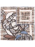 Chanel Vintage Printed Silk Scarf, Women's, Nude/neutrals
