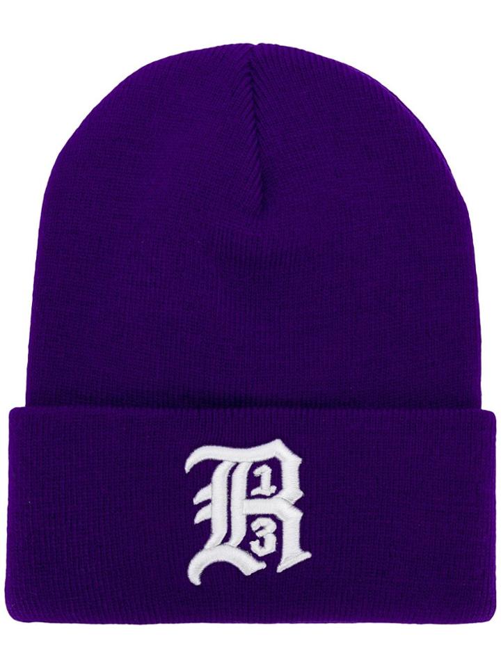 R13 Logo Embroidered Hat - Pink & Purple