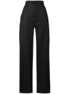 Maison Margiela Crease-effect Trousers - Black