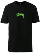 Stussy - Logo Print T-shirt - Men - Cotton - Xl, Black, Cotton