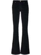 7 For All Mankind Flared Trousers - Black