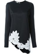 Antonio Berardi Appliqué Hem Blouse