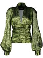 Dsquared2 Balloon Sleeve Blouse - Green