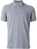 Brunello Cucinelli Classic Polo Shirt, Men's, Size: M, Grey, Cotton