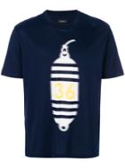 Z Zegna 36 Print T-shirt - Blue