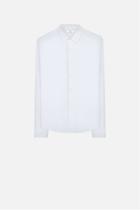Ami Alexandre Mattiussi Classic Shirt, Men's, Size: 38, White, Cotton