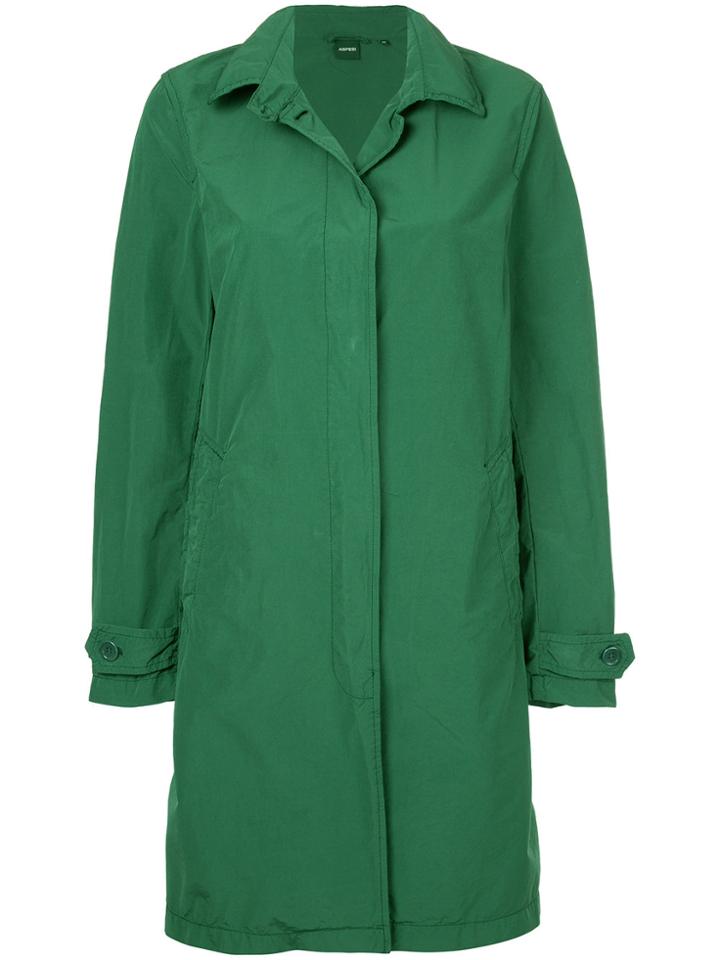 Aspesi Button-down Fitted Coat - Green