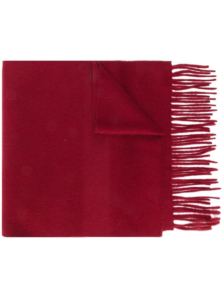 Max Mara Logo Embroidered Scarf