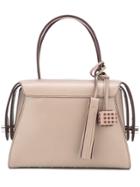 Tod's Contrast Trimmings Tote Bag - Nude & Neutrals