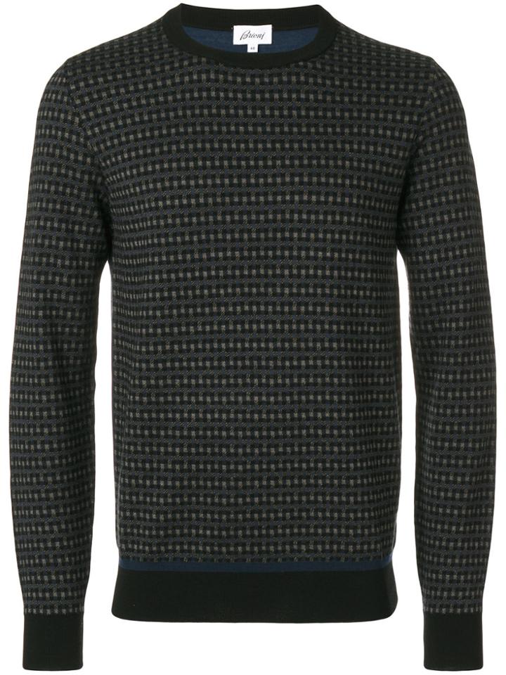 Brioni Crew Neck Sweater - Blue