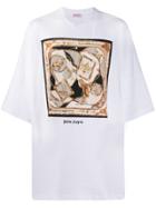 Palm Angels Oversized Printed T-shirt - White